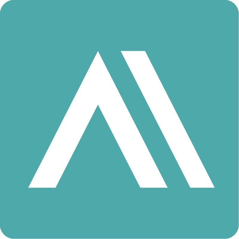 Simbolo Aluminia – marchio aziendale in stile moderno