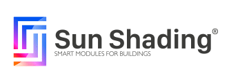 Logo Sun Shading – moduli oscuranti per la protezione solare degli edifici
